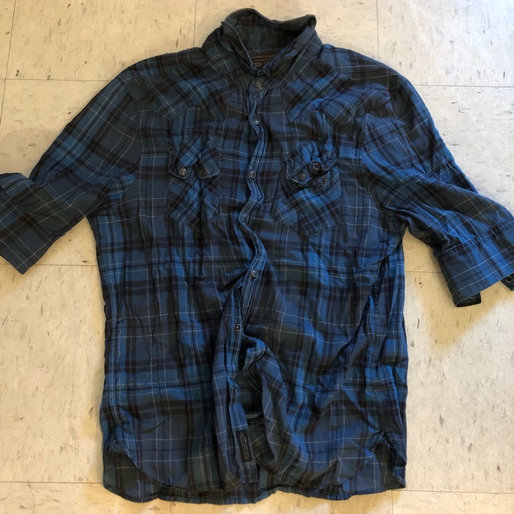 All Saints Wired Button up